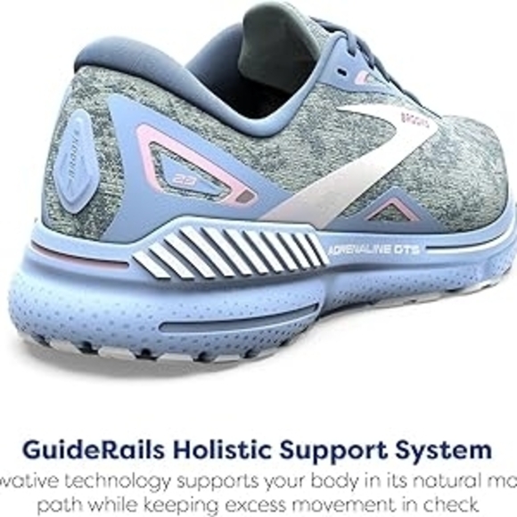 Brooks Women's Light Blue Adrenaline GTS Running Shoes - Picture 4 of 10